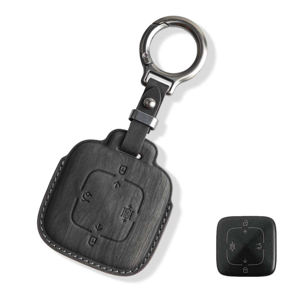 Cuir grain de bois-ZK-A4-noir