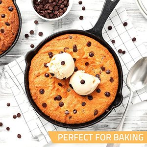 M-cooker環境にやさしいクラシックデザインのパン焼き焼き器セット6 "8" 10 "インチスキレット3個セットフライパンホットスタイル - Product Image 3