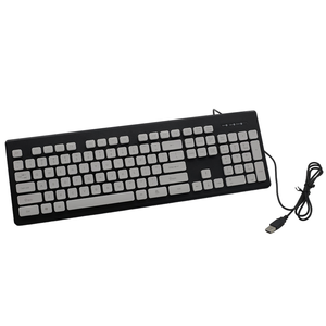 104-keys Foldable Stands Wired <strong>Computer</strong> <strong>Keyboard</strong> Basic <strong>Keyboard</strong> with USB Cable for Windows, PC, Laptop