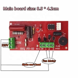 Modified Universal Electronic Components Circuit Board <strong>for</strong> Floor Fan Universal <strong>Computer</strong> Motherboard with Remote <strong>Control</strong> Type - Product Image 3