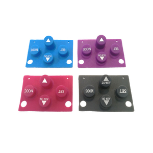 Teclado de goma de silicona Multicolor Impresión de pantalla personalizada Electrodomésticos Teclado de silicona Tamaño personalizado - Product Image 5