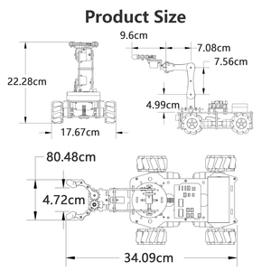ACEBOTT ESP32 programmabile Robot braccio Kit Smart Set formazione formazione di apprendimento Kit di robotica per auto