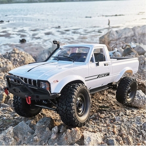 Kw wpl C24-1 hilux מדומה כל שטח <span class=keywords><strong>diy</strong></span> 4Wd 4x4 הוביל סגסוגת אור אור שלט רחוק <span class=keywords><strong>rc</strong></span> טיפוס משאית צעצוע