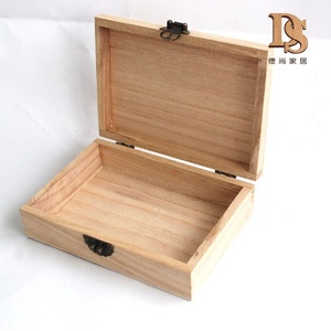 <strong>Cheap</strong> Storage Box Kit Natual Wooden Box Card File Souvenir Jewelry <strong>Trunk</strong> Box - Product Image 5