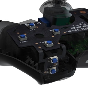 EXtremeRate Gamepad Hombro Cara Dpad Flashshot Botones Stop Kit de clic táctil completo Mod personalizado para controlador PS4 Juegos delgados - Product Image 4