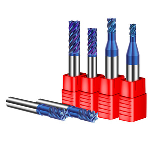 4-Blade 70HRC Tungsten çelik Altin kaplama ODM ve OEM özelleştirilebilir özel CNC kesici ile freze kesicisi CNC paslanmaz çelik - Product Image 2