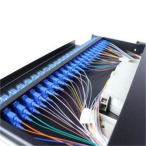 Caja de terminales ópticas de Panel de conexión de 19 pulgadas de montaje en rack FTTH de alta calidad para conectores de adaptadores ópticos SMF MMF DX Fiber SC FC ST LC - Product Image 5