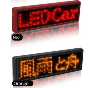 高度な品質のLEDタグタグカスタマイズ可能なロゴ視認性の高いLEDスクロールメッセージLEDライトアップ反射可能なLEDバッジ - Product Image 4