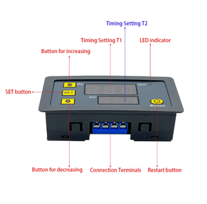 AC 110V 220V DC 12V 24V relè di ritardo digitale Display a LED ciclo Timer controllo Timer regolabile relè tempo 12v interruttore di ritardo - Product Image 2