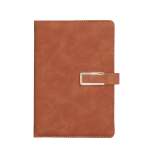 Envío rápido, proveedor de oficina, producción personalizada, cuaderno de cuero PU de negocios con tipo de bloqueo, cuaderno de papelería de gama alta - Product Image 6