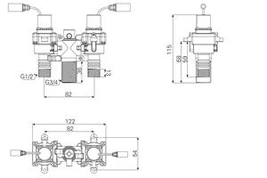 3路大流量闩锁智能马桶坐浴盆G3/4 1/2 POM塑料水电磁冲洗阀<span class=keywords><strong>DC6V</strong></span> 12V