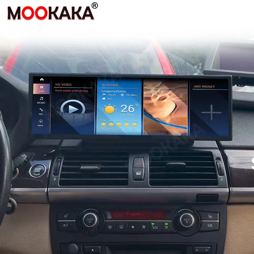 По заводской цене ID8 UI 14,9 "8-ядерный Android авто радио Carplay для BMW X5 X6 E70 E71 автомобильный видеоплеер мультимедийный экран навигации