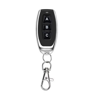 Telecomando universale in metallo 4 tasti Wireless RF 868 433 315MHz Garage telecomando EV1527 codice di apprendimento - Product Image 4