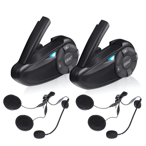 EJEAS Q7 Motor casco intercomunicador BT 5,1 motocicleta auriculares inalámbricos 800m interfono Altavoz manos libres Walkie casco Talkie - Product Image 2
