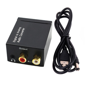 <strong>Digital</strong> To <strong>Analog</strong> Audio <strong>Converter</strong> 3 5mm Suitable For TV Audio <strong>Digital</strong> Coaxial Fiber Optic <strong>Analog</strong> <strong>Output</strong> <strong>Converter</strong>