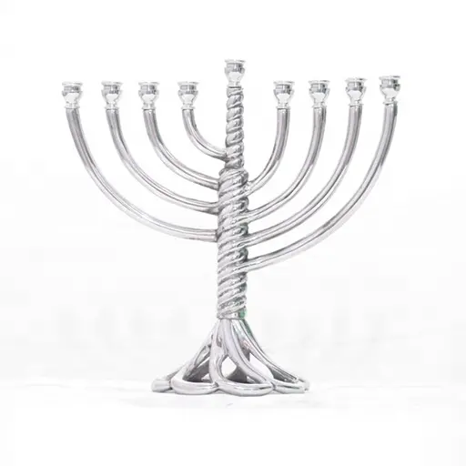 Soporte de aluminio Menorah para velas, producto de alta calidad, 9 luces