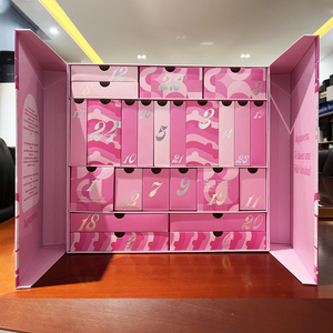 Bán buôn tùy chỉnh chủ đề giáng sinh lịch đếm ngược mù <span class=keywords><strong>Advent</strong></span> trang sức mỹ phẩm hộp quà Tặng nến thơm bao bì - Product Image 5