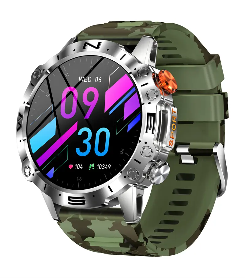 Display Amoled Smartwatch K59 Pro Touch Screen rotondo in lega di zinco telaio antipolvere Anti-caduta sport Relojes Smart Watch Hombre