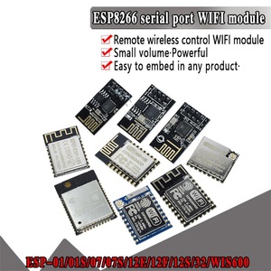 <strong>ESP8266</strong> <strong>ESP</strong>-01 <strong>ESP</strong>-01S <strong>ESP</strong>-07 <strong>ESP</strong>-<strong>07S</strong> <strong>ESP</strong>-12 <strong>ESP</strong>-12E <strong>ESP</strong>-12F <strong>ESP</strong>-32 W600 serial <strong>WIFI</strong> wireless <strong>module</strong> wireless transceiver - Product Image 1