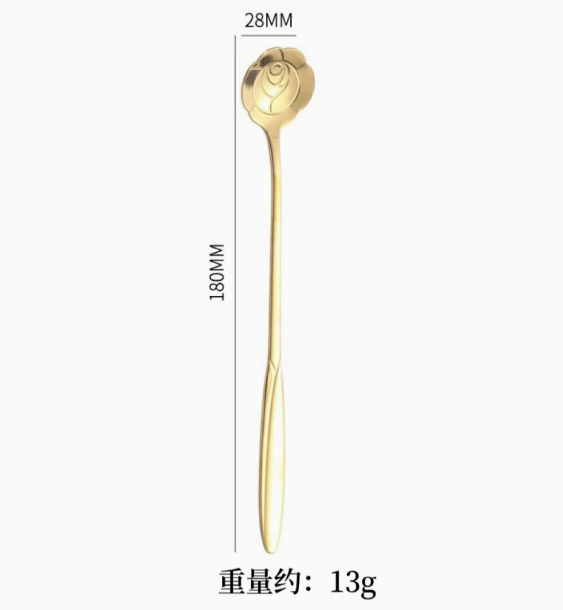 Rose golden ice scoop