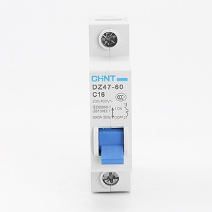 CHINTプロフェッショナル電気ミニチュア回路ブレーカMcbタイプ切り替えスイッチブレーカCタイプ1P 2P 3P 4P DZ47-60 - Product Image 5