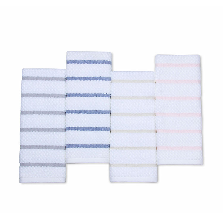 High quality popular design stripe 100% cotton dish kitchen towels