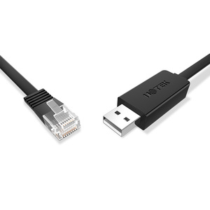 UOTEK yüksek kalite 1.5M USB AM RJ45 RS232 konsolu hata ayıklama dönüştürücü kablosu USB2.0 RS-232 RJ45 adaptör konektörü tel UT-883R - Product Image 3