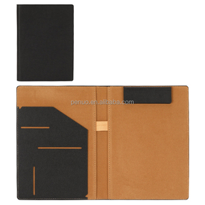 Multifunctional <strong>A4</strong> Leather Document File <strong>Folder</strong> Business Information Signing Talk Single Cortex Meeting Pad Board - Product Image 5