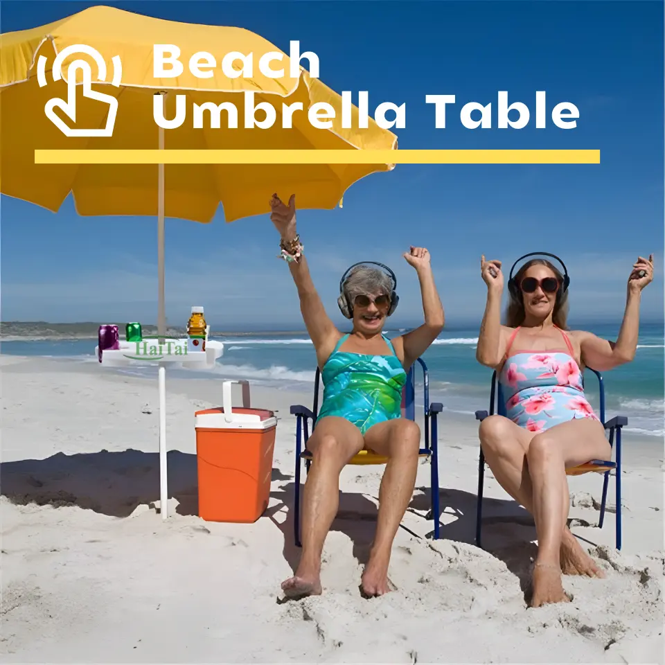 Factory umbrella tray umbrella table  plastic tray table  outdoor parasol table