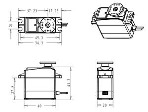 Waterproof DS3235 Pro 35KG Digital Coreless Stainless Steel <strong>Servo</strong> High Speed <strong>Robot</strong> <strong>Servos</strong> for <strong>Arduino</strong> Robotic 1/8 1/10 RC Car