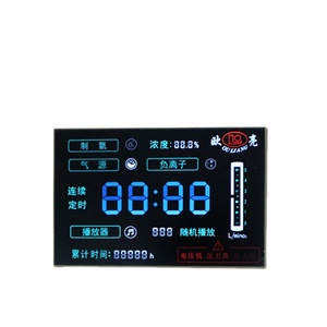 Módulo gráfico de medidor pequeño, pantalla LCD de segmento de personaje monocromático con módulo de control