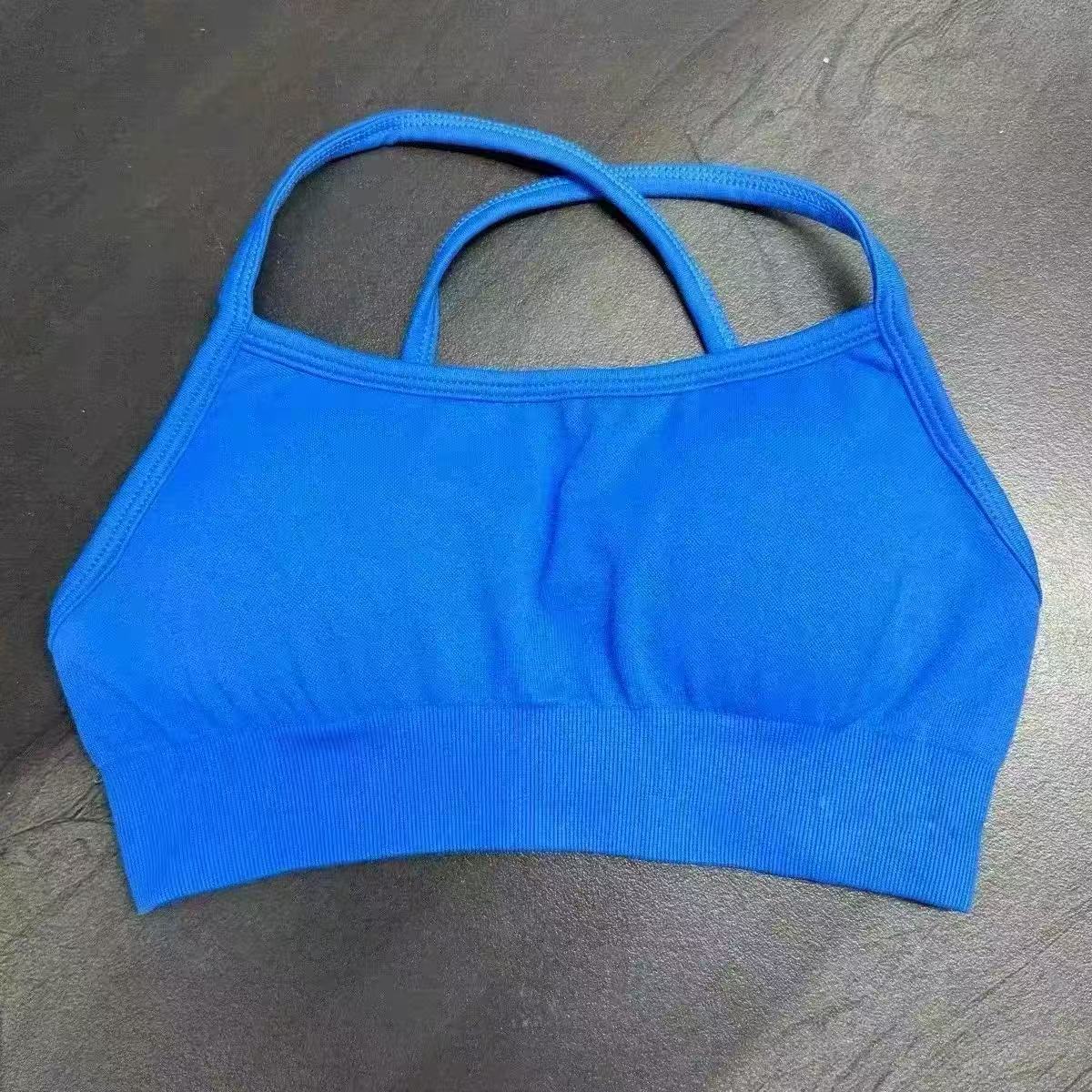 Soutien-gorge bleu électrique