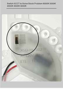 สวิตช์5CCT โมดูลไฟเพดาน LED 36W แบบวงกลมโมดูล LED แบบเปลี่ยนได้ - Product Image 4