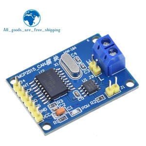 TZT MCP2515 <strong>CAN</strong> Bus Driver Module Board TJA1050 Receiver SPI For 51 ARM Controller Interface Module For <strong>Arduino</strong> DIY Kit - Product Image 4