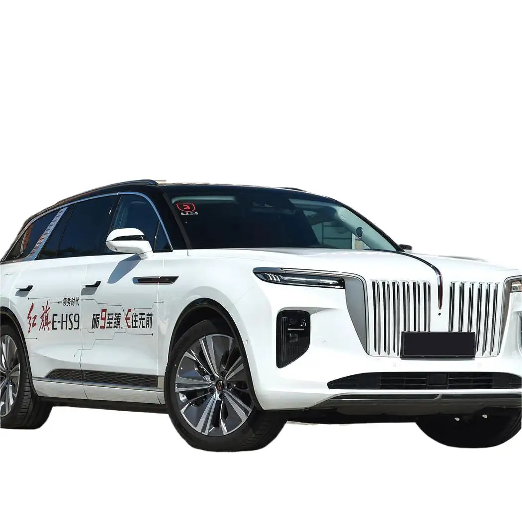 Atacado luxo Hongqi E-HS9 auto SUV veículo EV energia automóvel segunda mão real preços baratos segurança qualidade carro