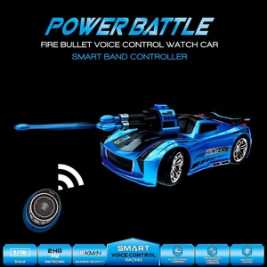 2.4ghz Voice Command <strong>RC</strong> <strong>Car</strong> Multi <strong>Function</strong> High Speed Racer Fire Bullets Shooting <strong>Car</strong> Toys Smart Watch Remote Control <strong>Car</strong> - Product Image 2