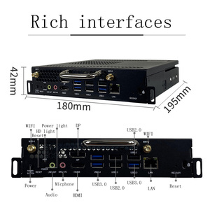 European Standard Interactive Boards Smart Whiteboard <strong>I3</strong> 4k System <strong>Embedded</strong> <strong>Computer</strong> H510 Interactive Panel <strong>Ops</strong> Mini Pc - Product Image 5