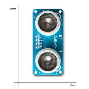 Módulo ultrasónico RGB con sensor de distancia de luz RGB, sensor de evitación de obstáculos, Para robot inteligente de coche, 1 unidad - Product Image 3