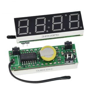 3 in 1 LED RX8025T digitale modulo di tensione della temperatura dell'orologio tempo/termometro/voltmetro DC 5-30V per Arduino