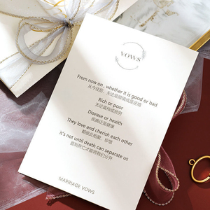 Wedding <strong>Vow</strong> <strong>Books</strong> Card Set Concave and Convex Design Decoration Invite Gift <strong>Book</strong> Bell Orchid &quot;<strong>vows</strong>&quot; Cards with Ribbons