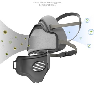 中国工場再利用可能仕様P3フィットテストGerson 8000シリーズハーフマスクレスピレーター。 - Product Image 5
