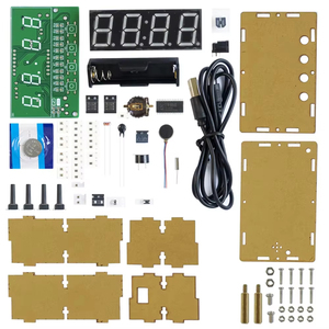 Kit di saldatura elettronica orologio elettronico multifunzione orologio digitale con cavo di alimentazione - Product Image 4