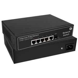 VCOM 4 port ağ 48V güç aktif POE anahtarı güvenlik sistemi 1G Gigabit Ethernet Switcher güvenlik kamerası için uygun - Product Image 2