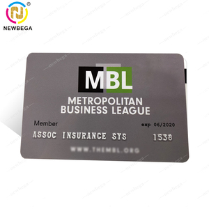 定制设计PVC塑料礼品卡VIP会员卡带压花号码的会员卡 - Product Image 1