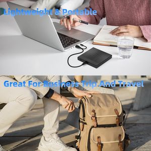 4 in 1 External <strong>CD</strong>/DVD Drive USB 3.0 DVD Player Portable <strong>CD</strong>/DVD Burner <strong>CD</strong> <strong>ROM</strong> External DVD Drive for Laptop <strong>PC</strong> Mac HP - Product Image 6