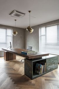 Escritorio de oficina clásico con cajón Rectangular, escritorio de ordenador moderno, material de superficie sólida - Product Image 3
