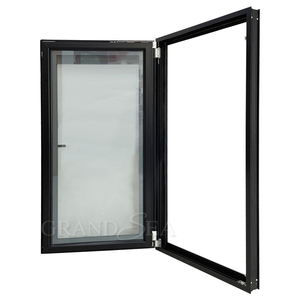 Ventana de huracán de inclinación y giro rota térmica NFRC con persianas internas de red de pantalla - Product Image 6