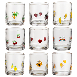 Custom unique Recyclable Soda Juice Bubble Water Glasses Icon Drinking Glass <strong>Cup</strong> With <strong>3d</strong> Cute Colorful <strong>Mini</strong> Decorative Figurines - Product Image 2