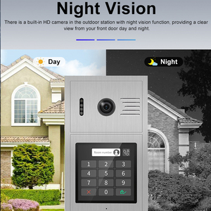 Smart Video Doorbell With Color <strong>Camera</strong> Release Lock or Gate Remotely Via App <strong>Monitor</strong> Video <strong>Intercom</strong> <strong>System</strong> - Product Image 6