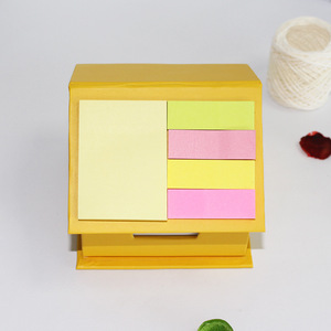 Toptan sevimli yapışkan notlar ile ev kağıt özel logolu kutu yapışkan notlar okul kırtasiye ofis malzemeleri yapışkan not pedleri - Product Image 5